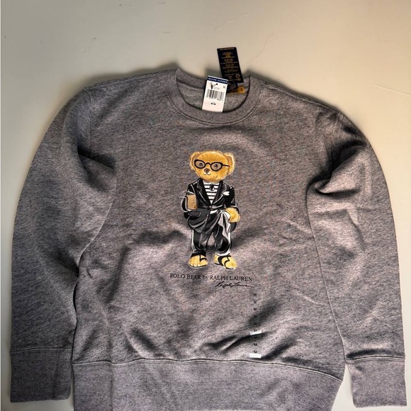 Sweatshirt Ralph Lauren witn bear - Picture 2 of 4